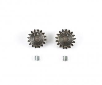 Pinion Gear-Set 16/17T Alu M0.6 for RC Chassis