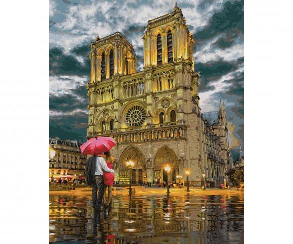 Notre Dame 40 x 50 cm - Painting by Numbers