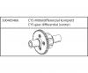 CY5 center differential 46Z