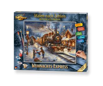 Christmas Express 40 x 50 cm - Painting by Numbers