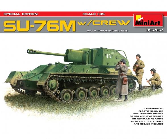 1:35 SU-76M w/Tank Crew (5) SE