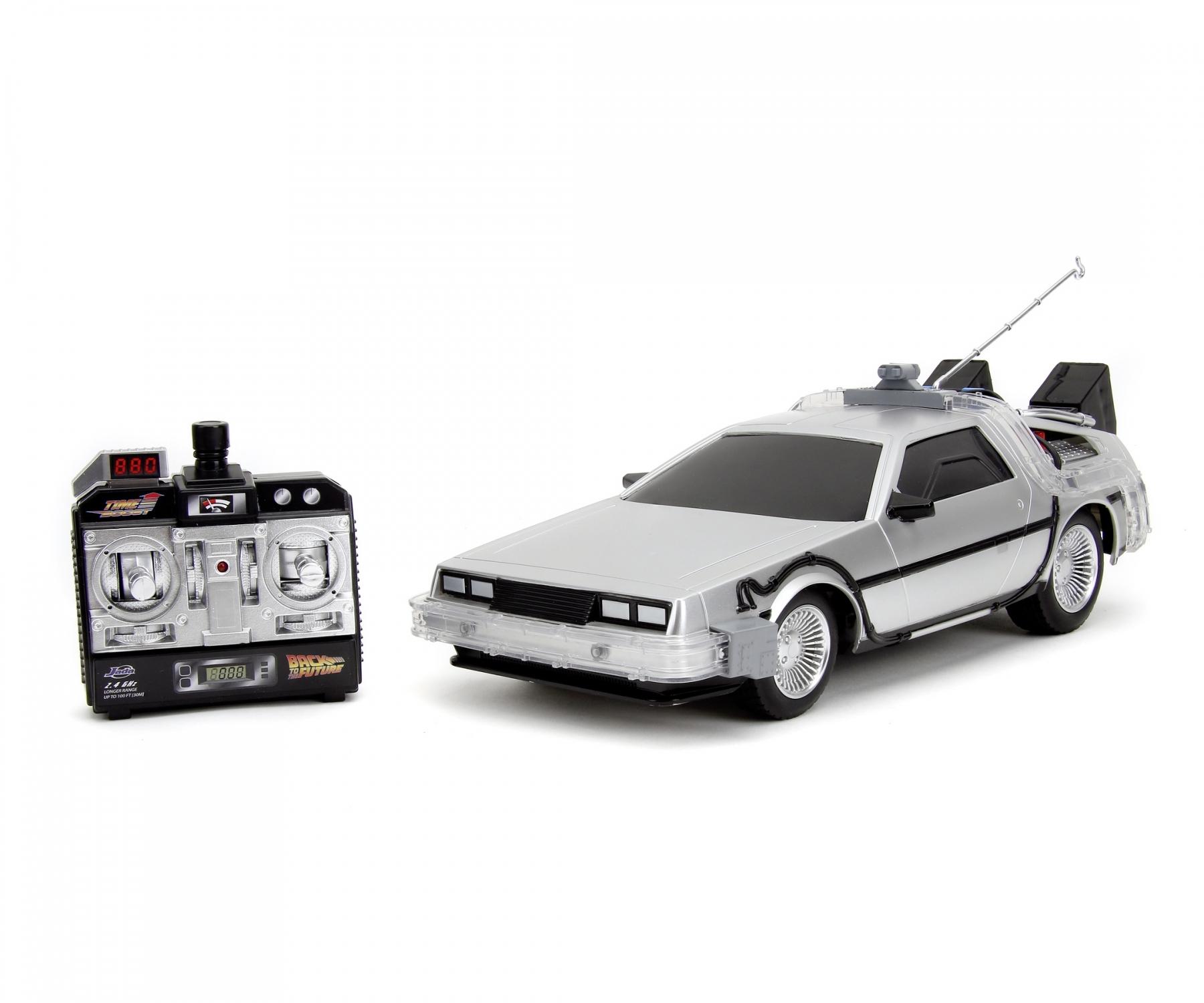 Trouvez Retour vers le futur RC Time Machine 1:16 en ligne Jada Toys - Main Image