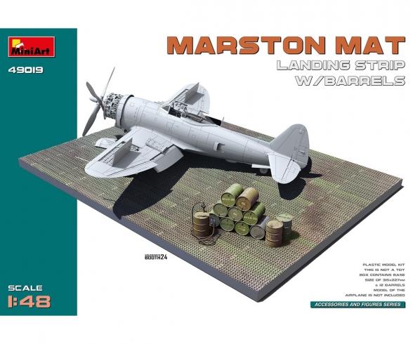 1:48 Marston Mat Landeplatz mit Ölfässern