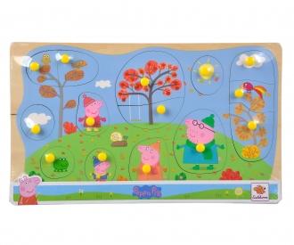 Peppa Pig, Steckpuzzle, 4-sort.