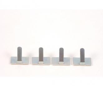 Cable Clip 4 pcs., model accessory, self-adhesive