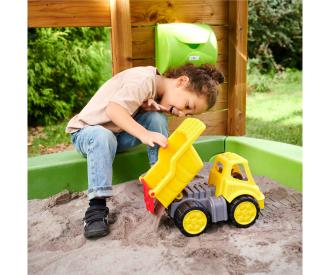 BIG Power Worker Classic Dump Truck with  Tipping Bed and Soft Tyres