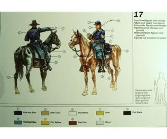 Union Cavalry 1863 The blue jackets Model Kit