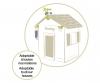 Smoby Spielhaus Zubehör Wetterstation-Set