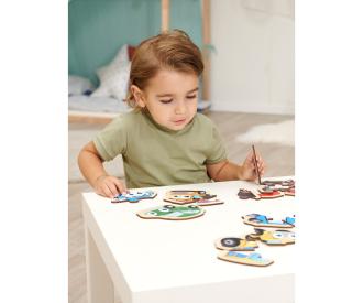 Eichhorn Puzzle 5 Fahrzeuge