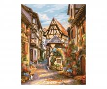 Village laneway 24 x 30 cm - Painting by Numbers