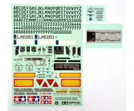 Mercedes-Benz Actros Decal Sheet, Model Stickers