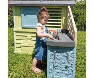 Smoby Life Pretty Playhouse + Kitchen