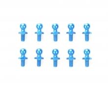 Alum. Ball Connector blue 5mm, RC spare part