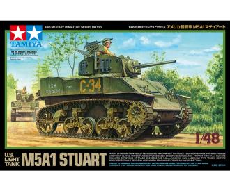 1:48 US M5A1 Stuart Light Tank, plastic model kit