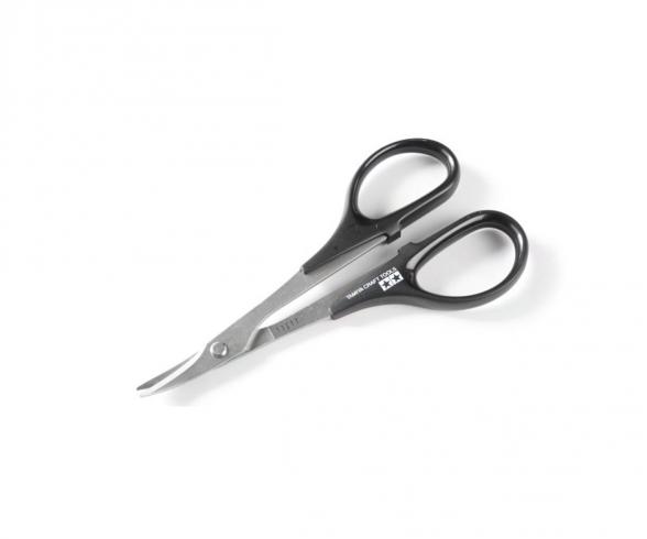 Curved Scissors for Polycarbonate Hobby Trimming