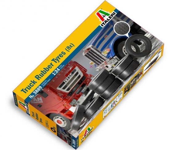 Italeri Truck Rubber Tyres 1:24 Assembly Kit