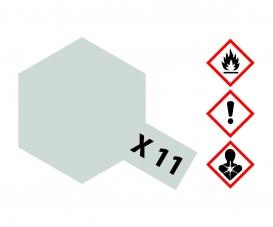 X-11 Chrome Silver Gloss, acrylic paint, 10 ml