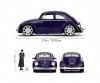 Wednesday Volkswagen Beetle 1:24