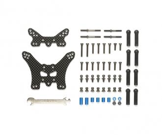 TT-02B Carbon FR Damper Stays RC Upgrade Set