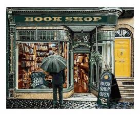 English Bookshop 40 x 50 cm - Painting by Numbers
