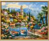 At Lake Como 24 x 30 cm - Painting by Numbers