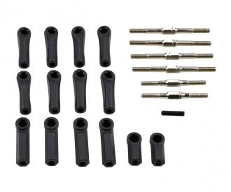 X 10 EB Dirtwarrior Turnbuckle Set, RC spare part