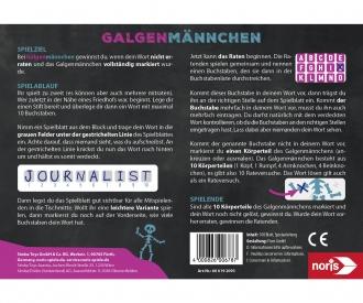 Galgenmännchen Spielblock