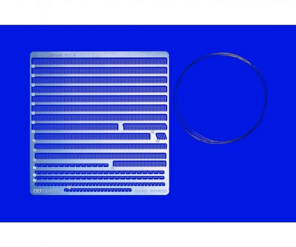 1:350 Photo-Etched Handrail Set A, ship detail set
