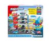 Majorette Double Track Garage mit 4 Fahrzeugen - Parkgarage mit Aufzug, Doppel-Rennstrecke, 4 Ebenen, 40 Parkplätze, Spielzeugauto-Set aus Metall, für Sammler und Kinder ab 5 Jahren, 104 x 66 cm