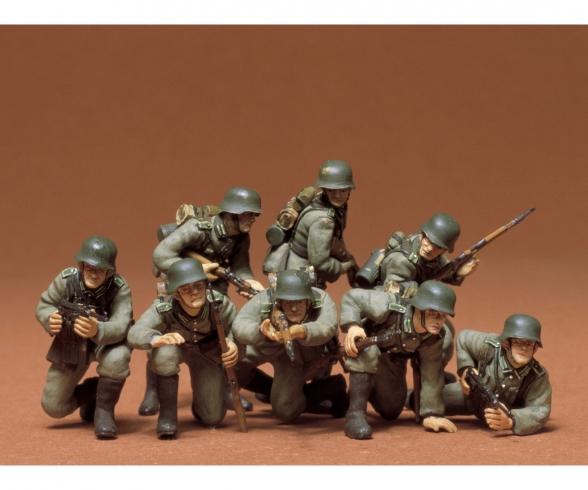 1:35 WWII Fig.-Set Ger.Tank Grenadie.(8)