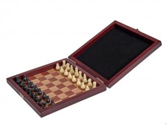 Jeu d'échecs magnétique en coffret en bois