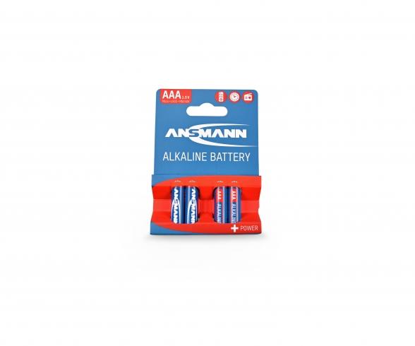 AAA Alkaline Battery Set, 4-pack cells