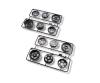 F & R Parts Wheels Black (2+2)