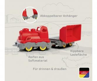 BIG Power Worker Mini Zug mit Wagon