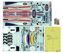 Porsche 956 Sticker Bag, model decal set
