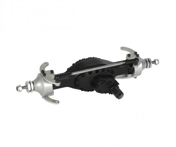 1:14 Driven Front Axle, RC truck axle, diff lock