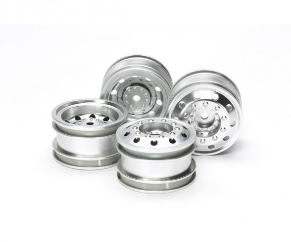 1:14 Racing Truck Wheels, spare wheel set, silver