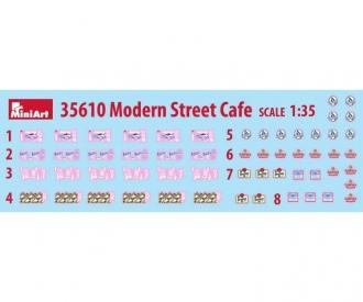 1:35 Modern Street Cafe Furniture