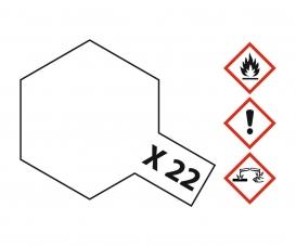 X-22 Clear Gloss, acrylic paint, 10 ml