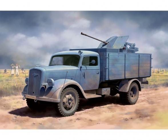 1:35 German3t 4x2CargoTruck w/2cm FlaK38 1:35 German3t 4x2CargoTruck w/2cm FlaK38