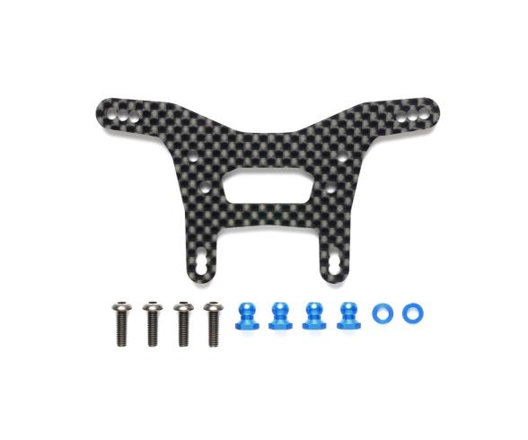 XV-02 Carbon Damper Stay F, chassis upgrade part
