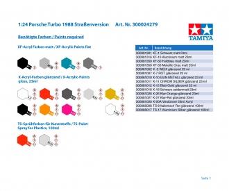 1:24 Porsche Turbo 1988 Straßenversion