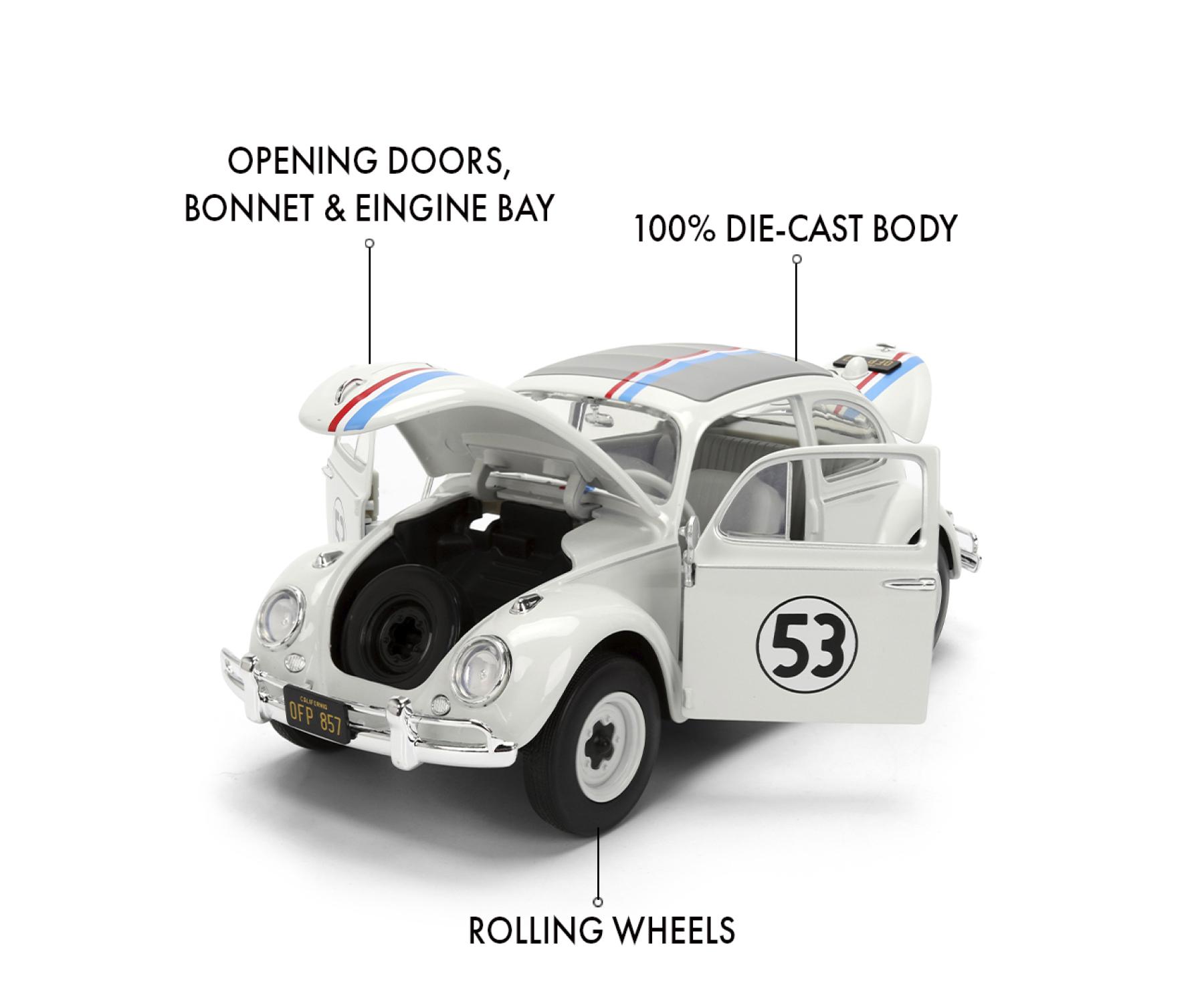 Buy Herbie The Love Bug VW Beetle 1:24 online | Jada Toys