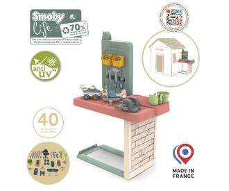 Smoby Life Spielhaus Zubehör Werkbank