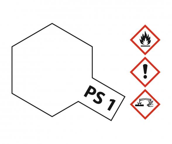 PS-1 White, polycarbonate spray paint, 100 ml