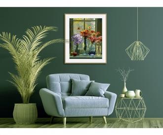 Flower Love 40 x 50 cm - Painting by Numbers