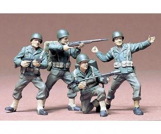 1:35 U.S. Army Infantry, plastic model figure set