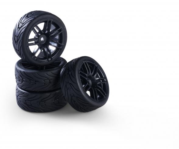 1:10 14 Sp. Design Wheel Set, RC wheels, black