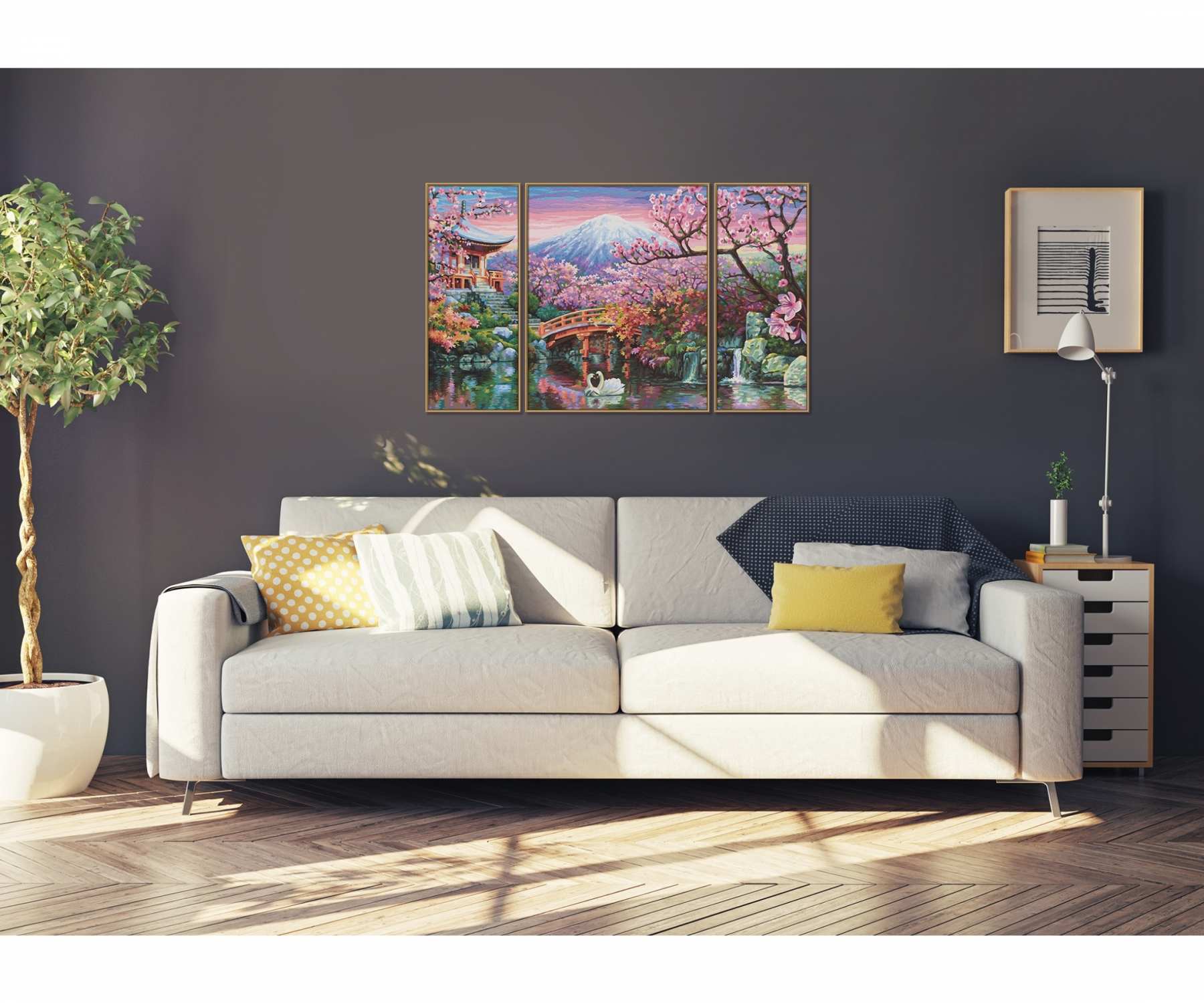 チェリーページ チェリーページ レイヤード針抜きヘンリーTOPS(M YELLOW