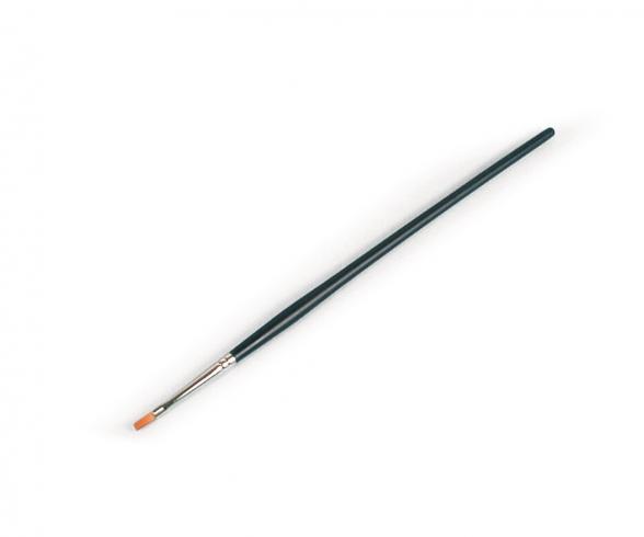 High Finish Flat Brush Nr. 0, hobby paintbrush